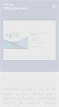 Mobile Screenshot of hinesmanagement.com